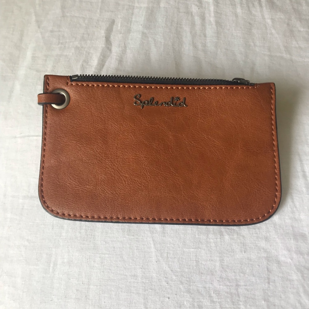 NWOT Splendid Vegan Leather Wristlet